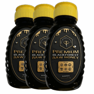 Premium Black Forest Raw Honey 3pc pack